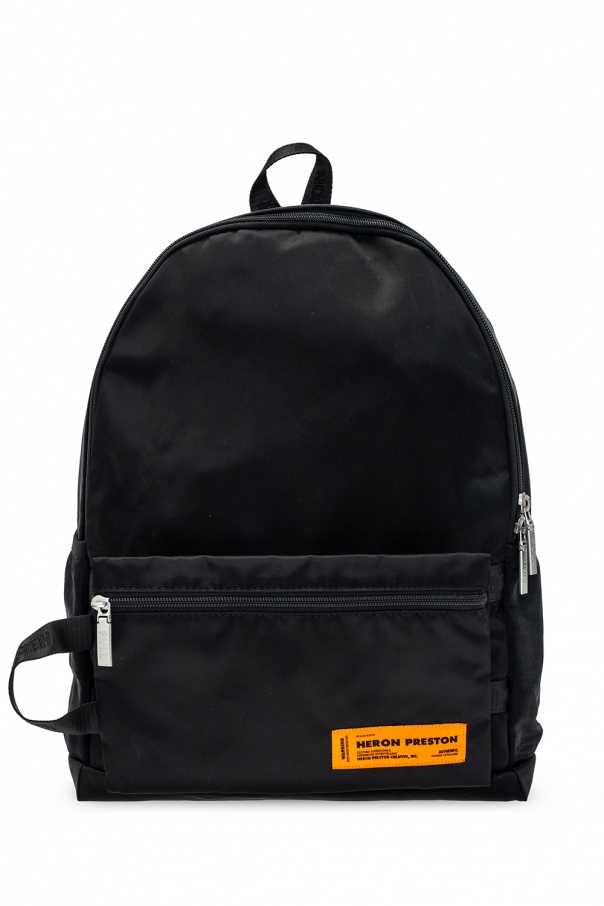 Black Logo backpack Heron Preston - backpack quiksilver aqybp03113